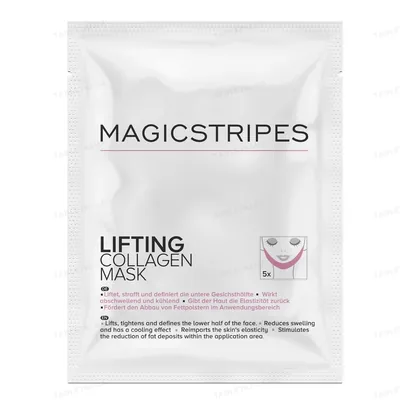 Колагенова маска Magicstripes Lifting Collagen Mask ліфтинг, 5 шт