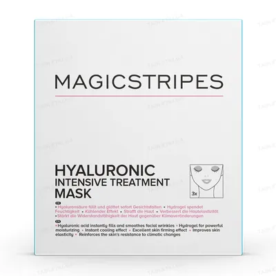 Маска Magicstripes Hyaluronic Intensive Treatment Mask з гіалуроновою кислотою, 3 шт