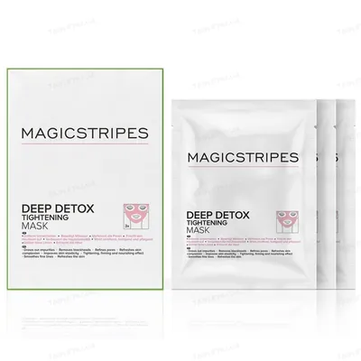 Маска-детокс Magicstripes Deep Detox Tightening Mask Глибоке очищення шкіри, 3 шт