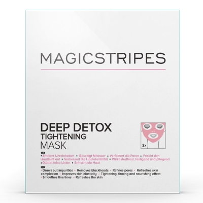 Маска-детокс Magicstripes Deep Detox Tightening Mask Глубокое очищение кожи, 3 штуки