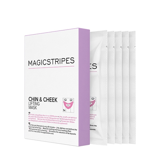 Маска для подбородка и щек Magicstripes Chin & Cheek Lifting Mask лифтинг эффект, 5 шт