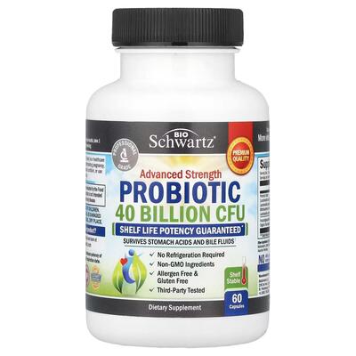 Пробиотики 40 млрд BioSchwartz Probiotic 40 billion, 60 капсул