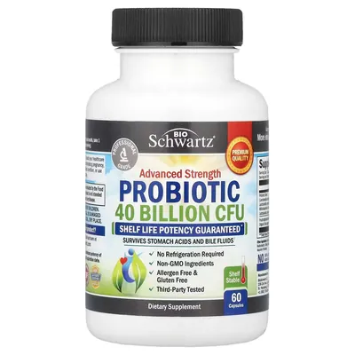 Пробіотики 40 млрд BioSchwartz Probiotic 40 billion, 60 капсул
