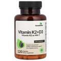 Вітамін Д3 + К2 Futurebiotics Vitamin D3 + К2 5000 МО/90 мкг, 120 капсул