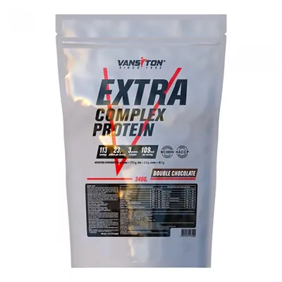 Протеїн комплексний Vansiton Extra Complex Protein, подвійний шоколад, 3,4 кг