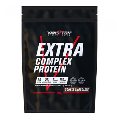 Протеїн комплексний Vansiton Extra Complex Protein, подвійний шоколад, 900 г