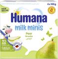 Продукт кисломолочный Humana с грушей для питания детей с 8 месяцев, 4 х 100 г