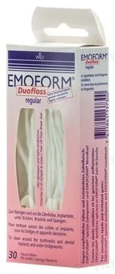 Зубні нитки Dr.Wild Emoform Duofloss, звичайні, 30 штук