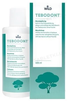Ополіскувач для порожнини рота Dr.Wild Tebodont з олією чайного дерева без фториду, 400 мл
