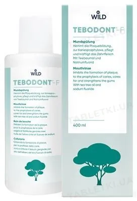 Ополіскувач для порожнини рота Dr.Wild Tebodont-F, 400 мл