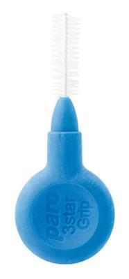 Межзубные ершики Paro Swiss 3star-grip, x-тонкие, синие, 3.5 мм, 4 шт