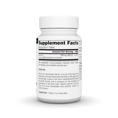Вітамін Е Source Naturals Vitamin E 400 IU, 50 таблеток