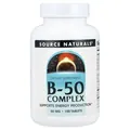 Вітаміни групи В Source Naturals B-50 Complex, 100 таблеток