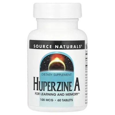 Гуперзин А Source Naturals Huperzine A 100 мкг, 60 таблеток
