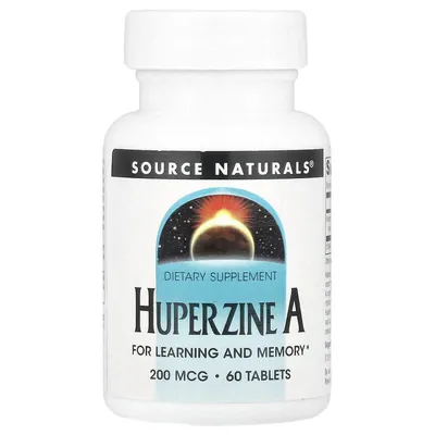 Гуперзин А Source Naturals Huperzine A 200 мкг, 60 таблеток