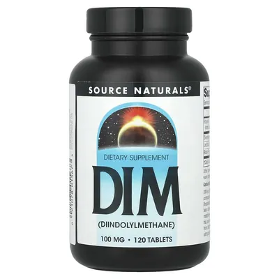 Диіндолілметан Source Naturals DIM 100 мг, 120 таблеток