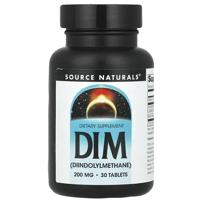 Диіндолілметан Source Naturals DIM 200 мг, 30 таблеток