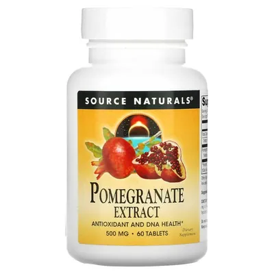 Екстракт граната Source Naturals Pomegranate Extract, 60 таблеток