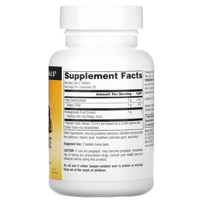Екстракт граната Source Naturals Pomegranate Extract, 60 таблеток