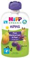 Пюре фруктовое HiPP Hippis Груша-Слива-Смородина с 6 месяцев, 100 г