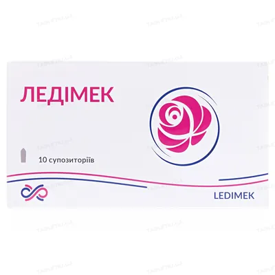 Ледімек супозиторії вагінальні №10