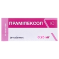 Прамипексол IC таблетки по 0.25 мг №30 (10х3)