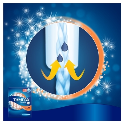 Тампоны Tampax Pearl Super Plus с апликатором, 4 капли, 18 штук