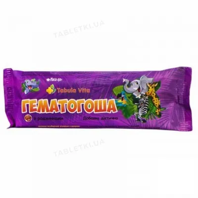 Батончик Tabula Vita Гематогоша з родзинками, 40 г