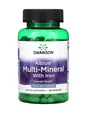 Мультимінерали із залізом Swanson Albion Multi-Mineral with Iron капсули №120
