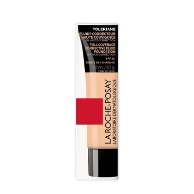 Тональний флюїд La Roche-Posay Toleriane Teint коригуючий, високої покривної здатності для чутливої шкіри , SPF25, відтінок 9, 30 мл