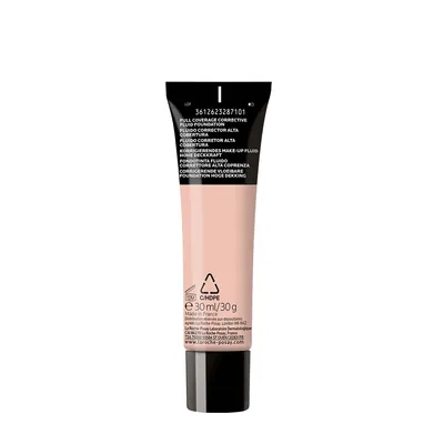 Тональний флюїд La Roche-Posay Toleriane Teint коригуючий, високої покривної здатності для чутливої шкіри , SPF25, відтінок 8, 30 мл