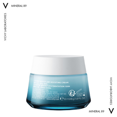 Крем для обличчя Vichy Mineral 89 зволоження 72 години насичений для сухої та дуже сухої шкіри, 50 мл