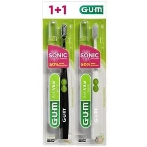 Електрична зубна щітка GUM ActiVital Sonic Power, 2 шт