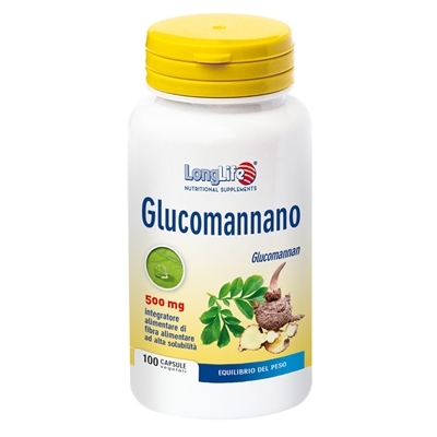 Лонг Лайф Glucomannano капсулы по 500 мг №100