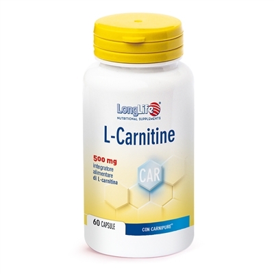 Лонг Лайф L-Carnitine капсулы по 500 мг №60