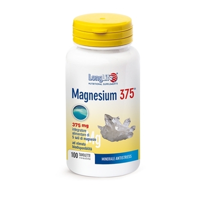 Лонг Лайф Magnesium капсулы по 375 мг №100