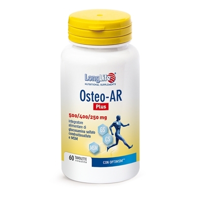 Лонг Лайф Osteo-AR Plus 500/400/250мг капсулы №60