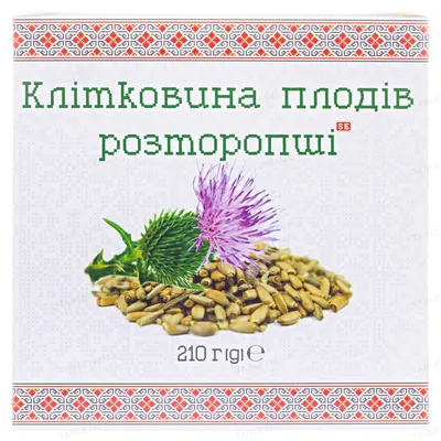 Клітковина плодів розторопші Фармаком по 210 г в пач.