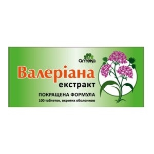 Валерианы экстракт Аптека №283 таблетки по 30 мг №100 в бан.