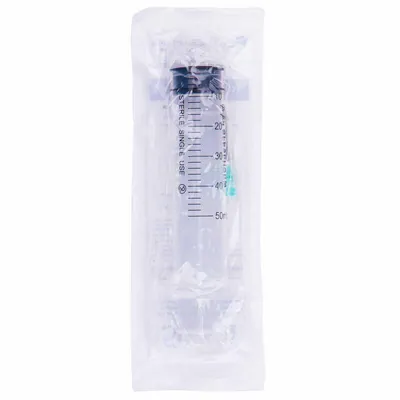 Шприц 50 мл Alexpharm 3-компонентний з голкою 14G (2,0 х 30 мм), 1 штука