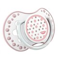 Пустышка силиконовая Lovi Retro baby динамическая, 22/804girl, 3-6 месяцев, 2 шт
