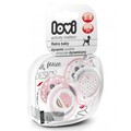 Пустышка силиконовая Lovi Retro baby динамическая, 22/804girl, 3-6 месяцев, 2 шт
