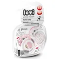 Пустушка силіконова Lovi Retro baby динамічна, 22/804girl, 3-6 місяців, 2 шт