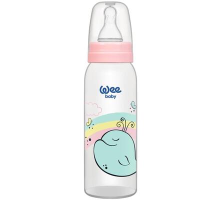 Бутылочка для кормления Wee Baby Classic PP, силиконовая соска №1, 250 мл