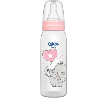 Бутылочка для кормления Wee Baby Classic PP, силиконовая соска №1, 250 мл