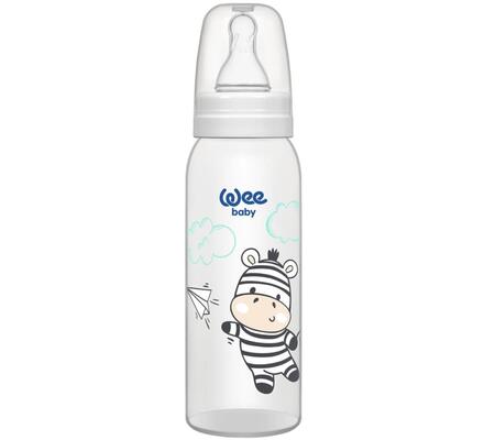 Бутылочка для кормления Wee Baby Classic PP, силиконовая соска №1, 250 мл