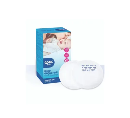 Вкладиші лактаційні Wee Baby класичні для бюстгальтера, 40 штук