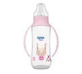 Пляшечка для годування Wee Baby Classic PP з ручками, силіконова соска №2, 270 мл