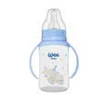 Пляшечка для годування Wee Baby Classic PP з ручками, силіконова соска №2, 150 мл