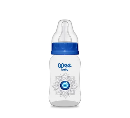 Пляшечка для годування Wee Baby Classic PP Evil Eye (268) 0-6 місяців, силіконова соска №1, 150 мл